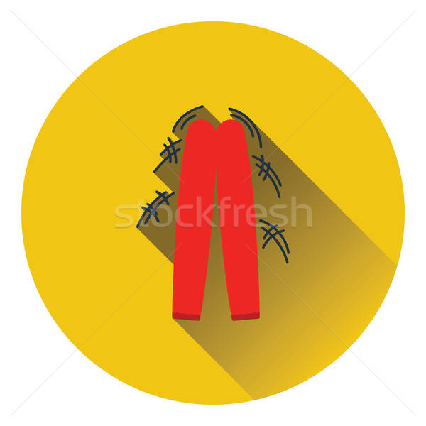 Football fans clapping sticks icon Stock photo © angelp