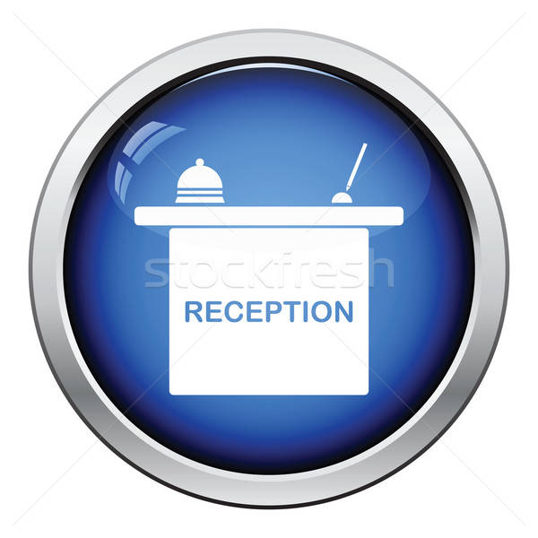 Hotel reception desk icon Stock photo © angelp