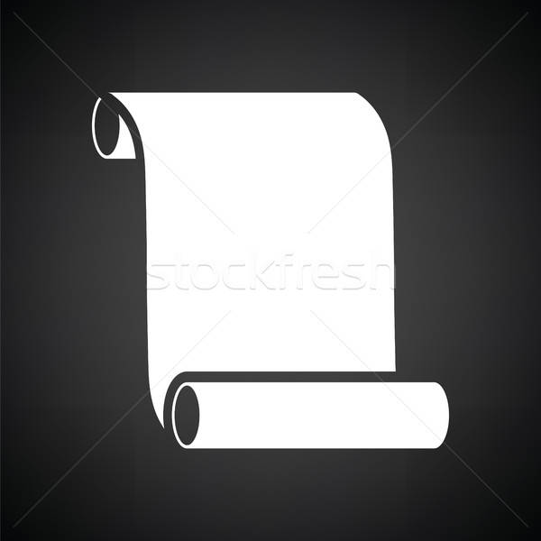 Canvas scroll icon Stock photo © angelp