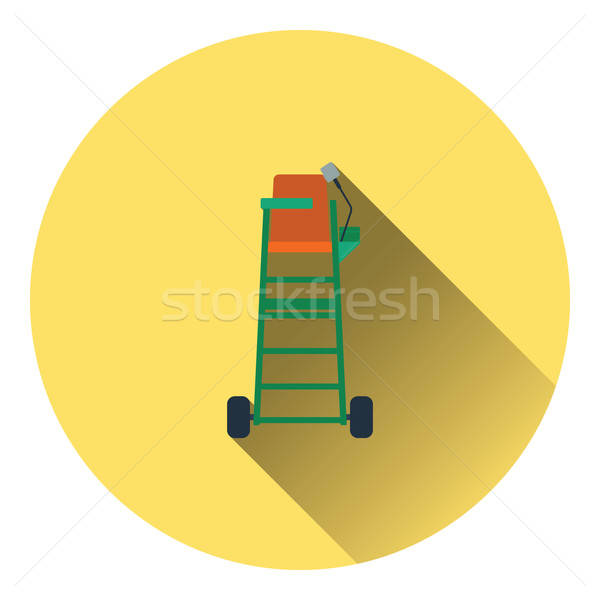 Stock photo: Tennis referee chair tower icon