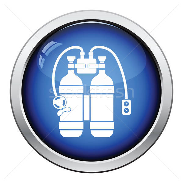 Icon of scuba Stock photo © angelp