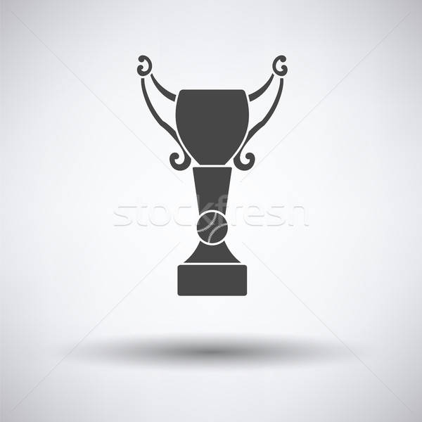 бейсбольной Кубок икона серый искусства профессиональных Сток-фото © angelp