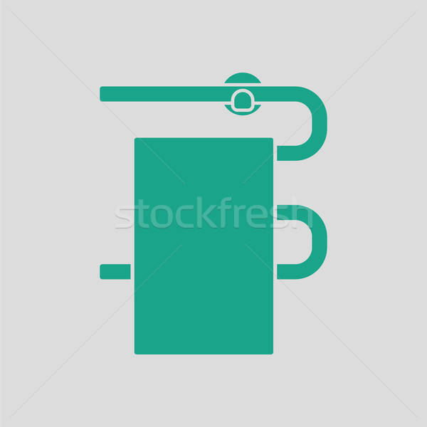Heated towel rail icon Stock photo © angelp
