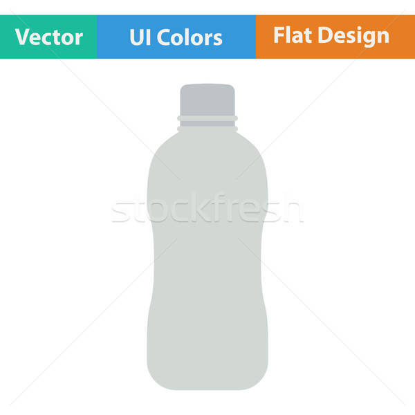 Flat design icon of Water bottle  Stock photo © angelp