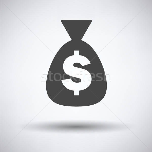 Money bag icon Stock photo © angelp