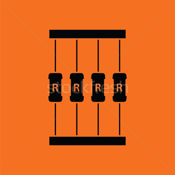 Resistor tape icon Stock photo © angelp