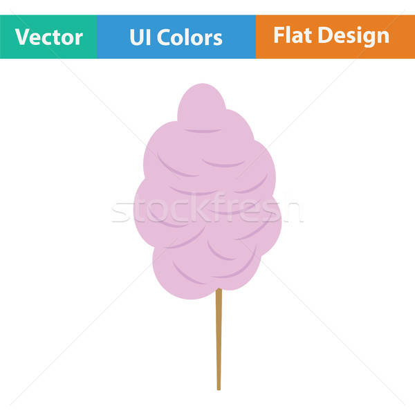 [[stock_photo]]: Coton · bonbons · icône · enfant · lumière · design