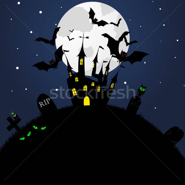 Happy halloween card Stock photo © angelp