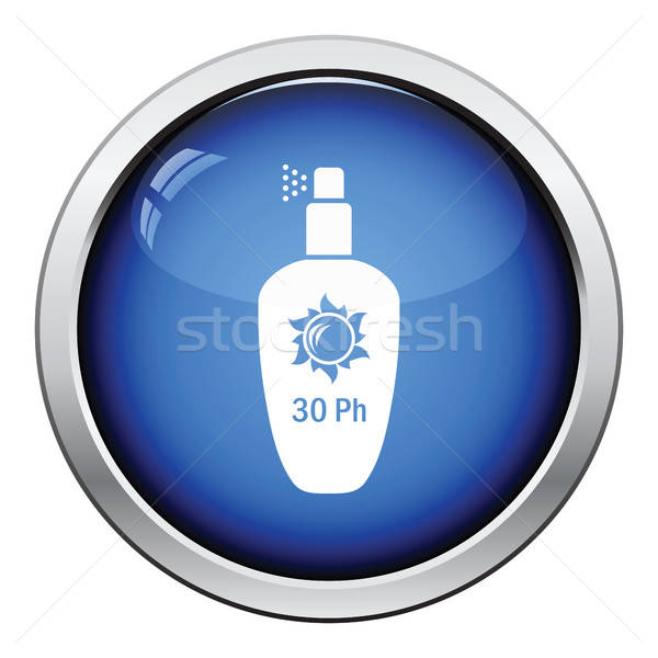 Stock photo: Sun protection spray icon