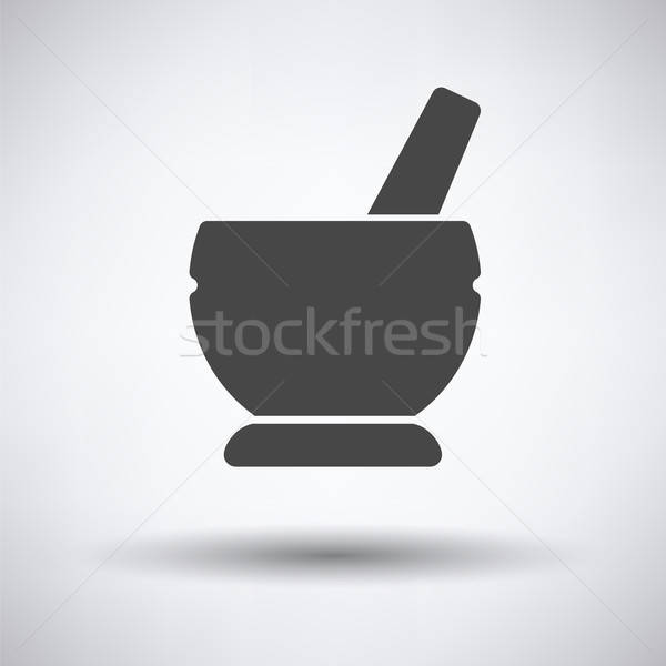 Mortar and pestel icon Stock photo © angelp