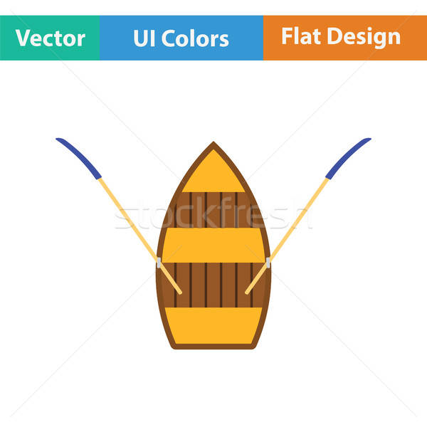 Paddle boat icon Stock photo © angelp