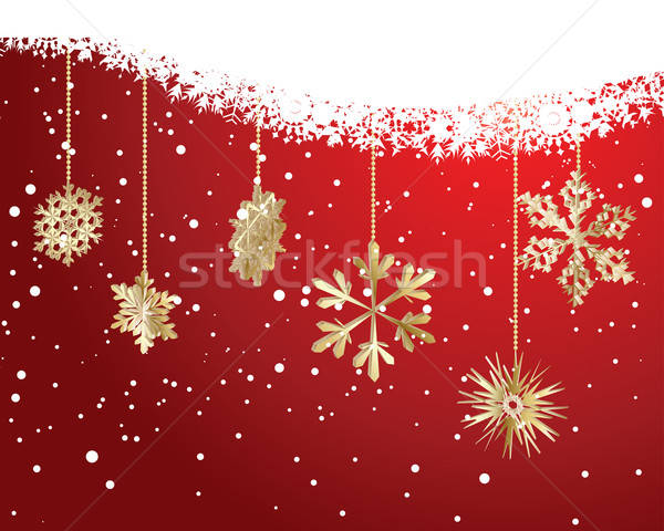 Karácsony gyönyörű vektor új év terv textúra Stock fotó © angelp