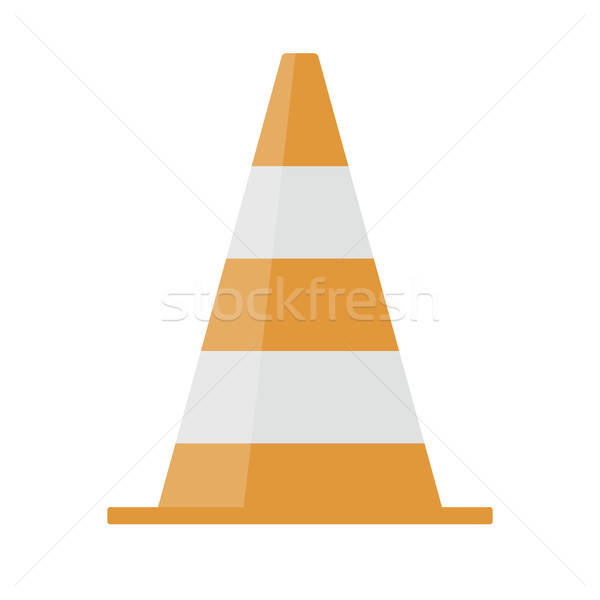 Icon of Traffic cone Stock photo © angelp