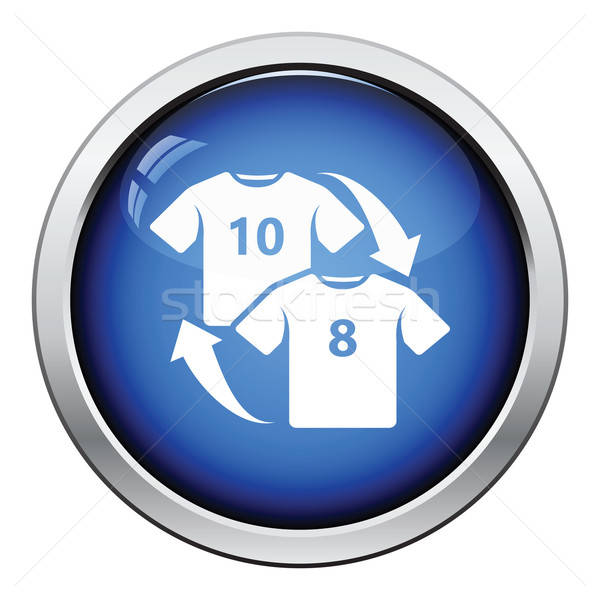 Icon of football replace  Stock photo © angelp