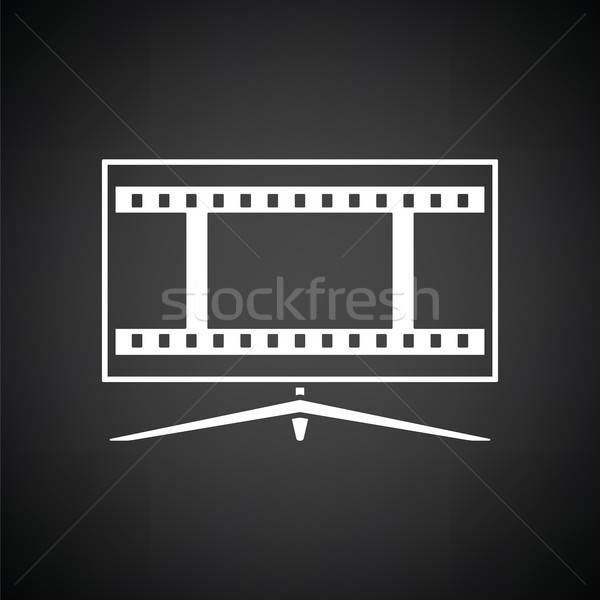 Cinema TV screen icon Stock photo © angelp