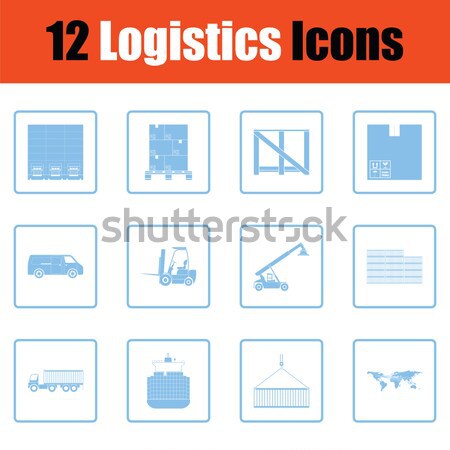 Set of police icons Stock photo © angelp