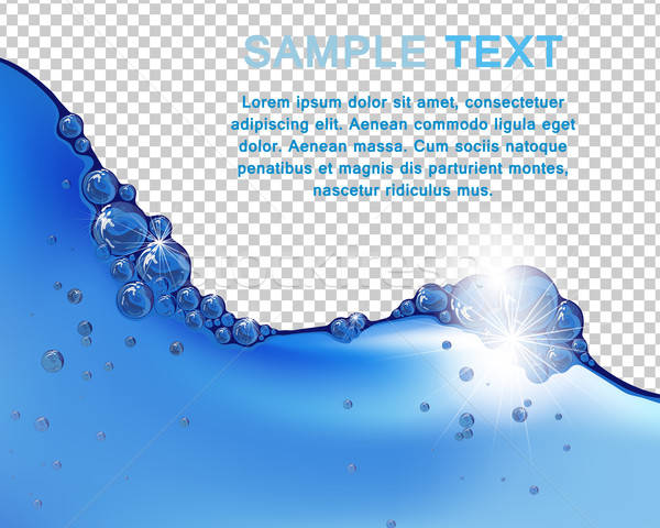 Apă transparent spatiu copie abstract mare ocean Imagine de stoc © angelp