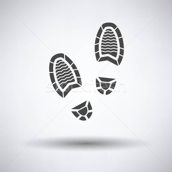 Man footprint icon Stock photo © angelp