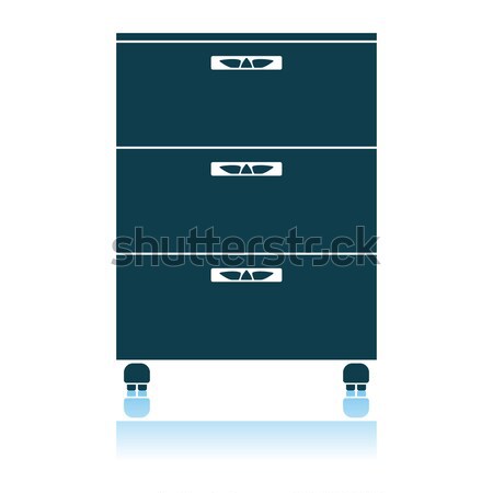 Office cabinet icon Stock photo © angelp