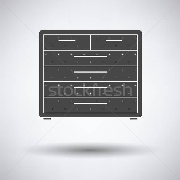 Chest of drawers icon Stock photo © angelp