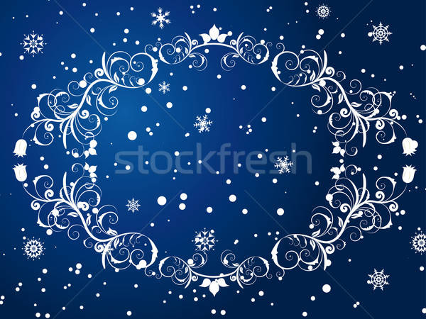 Winter frame Stock photo © angelp