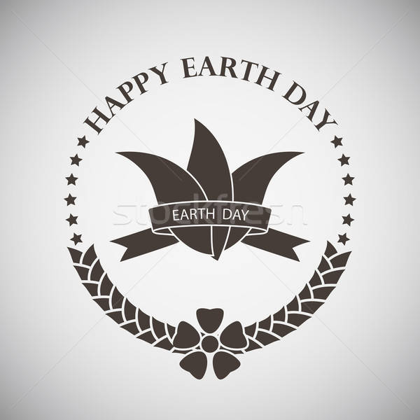 Earth Day Emblem Stock photo © angelp