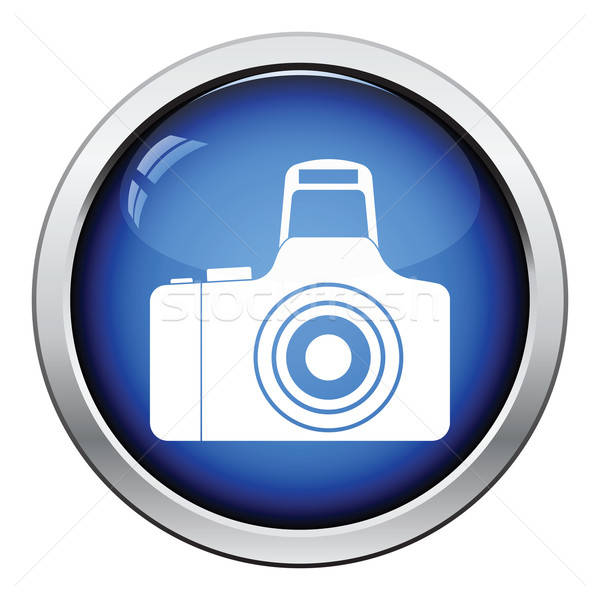ストックフォト: アイコン · 写真 · カメラ · ボタン · デザイン
