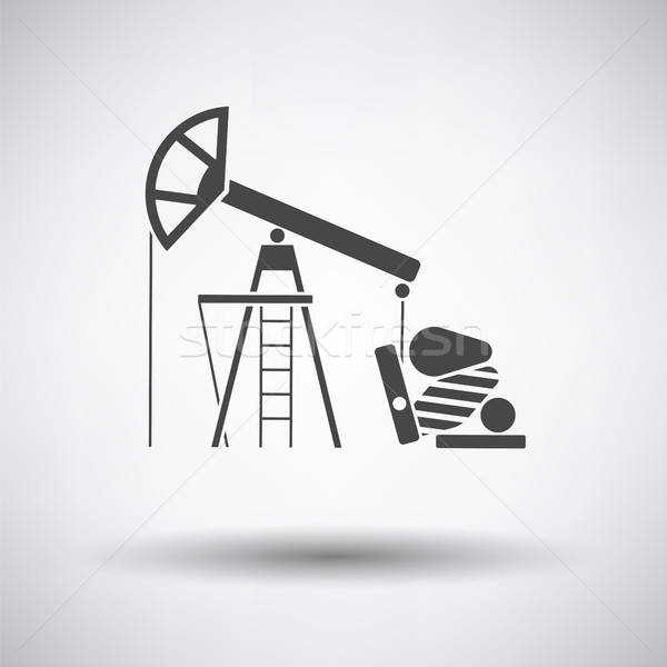 Oil pump icon Stock photo © angelp
