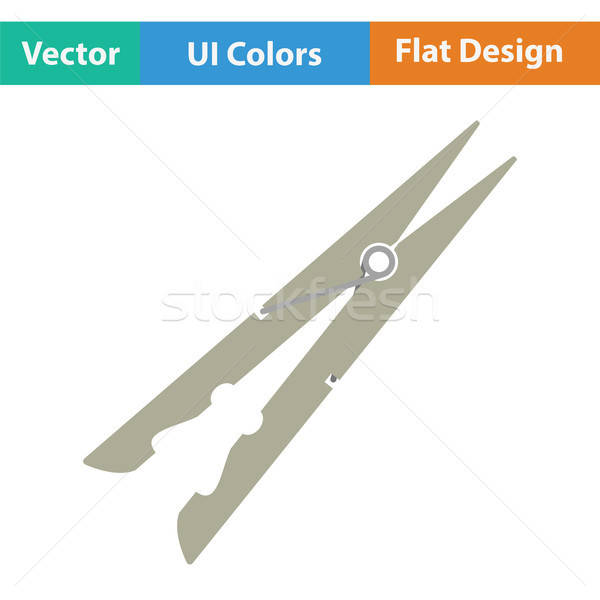 布 ペグ アイコン 色 デザイン ケーブル ストックフォト © angelp