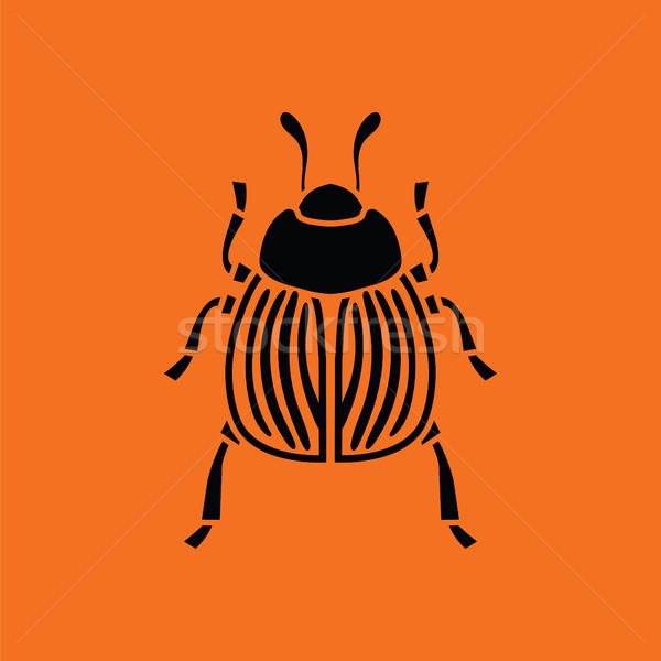 Colorado beetle icon Stock photo © angelp