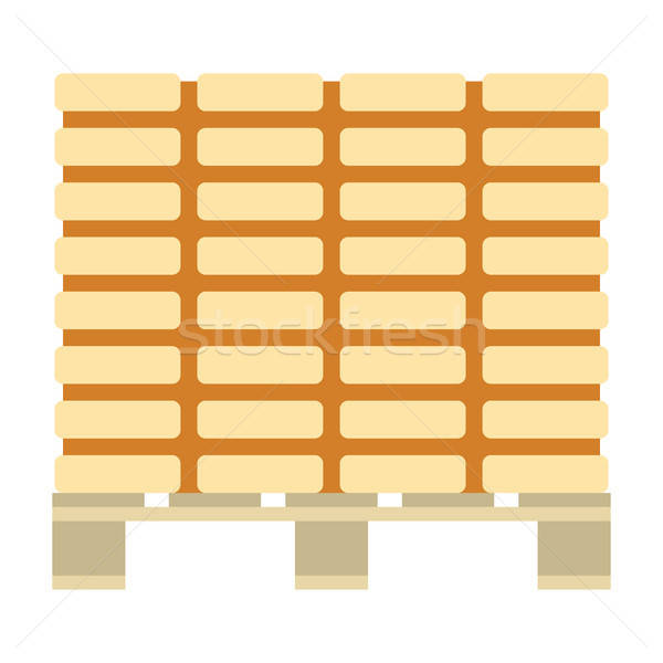 Icon of construction pallet  Stock photo © angelp