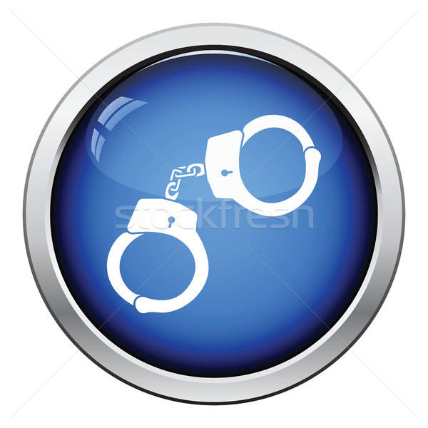 Police handcuff icon Stock photo © angelp
