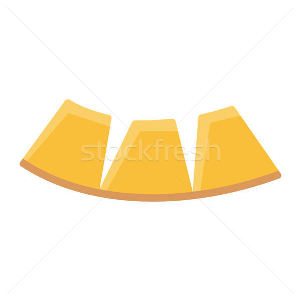 Flat design icon of Melon in ui colors. Stock photo © angelp