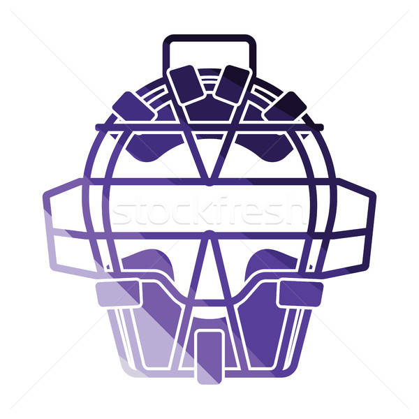Baseball face protector icon Stock photo © angelp
