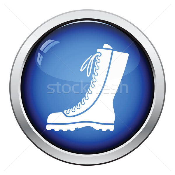 Hiking boot icon Stock photo © angelp