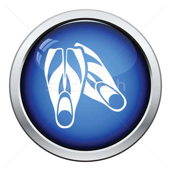 Icon of swimming flippers  Stock photo © angelp