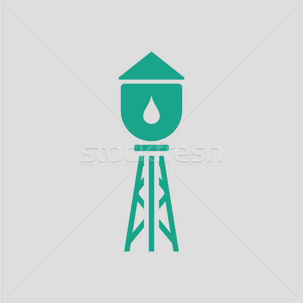 Water tower icon Stock photo © angelp