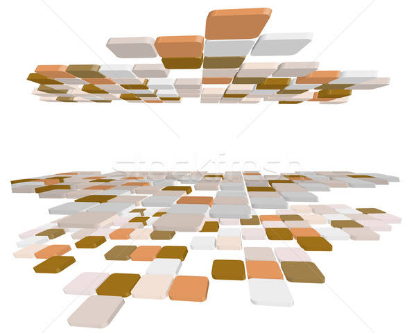 3d checked background Stock photo © angelp
