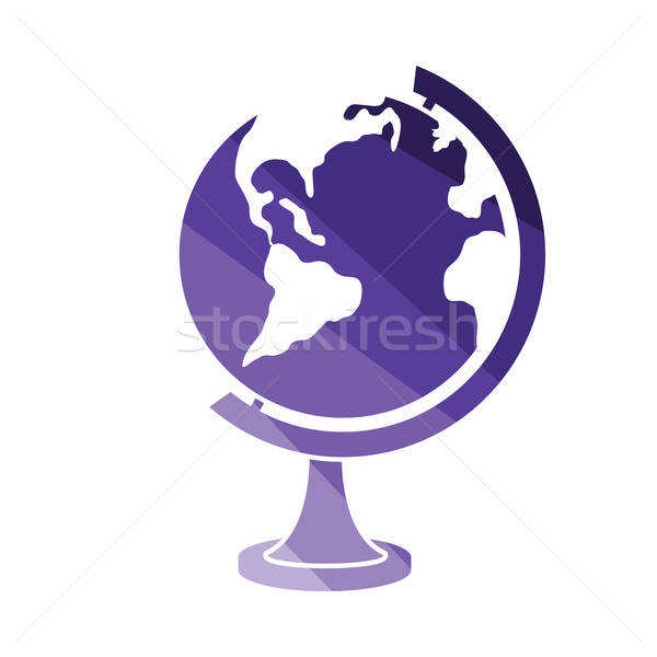 Globe icon Stock photo © angelp