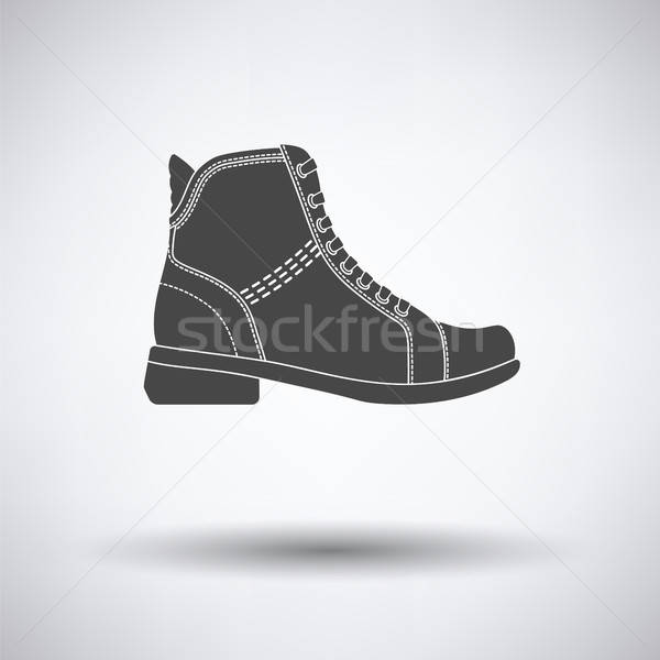 Woman boot icon Stock photo © angelp