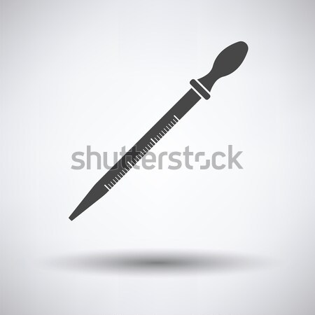 Icon of chemistry dropper Stock photo © angelp