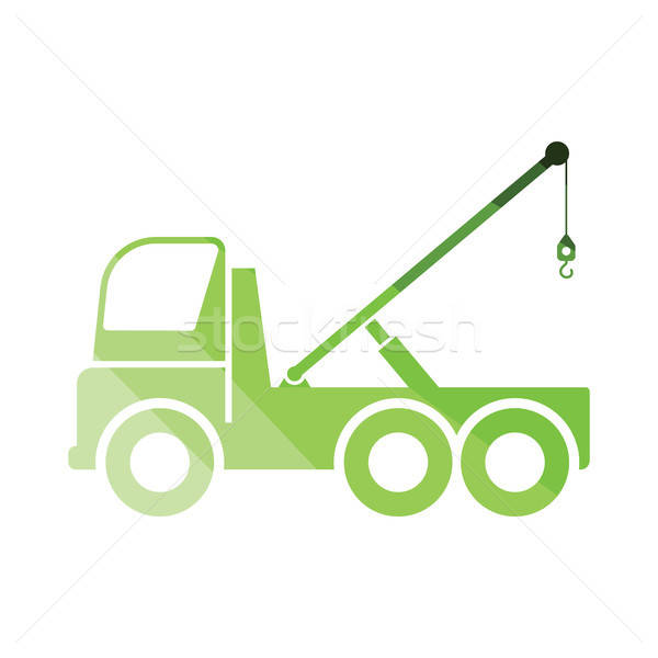Car towing truck icon Stock photo © angelp