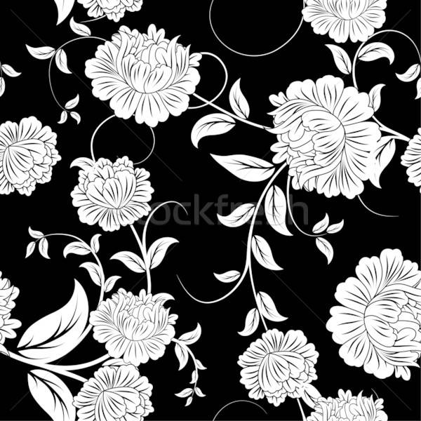 Sin costura floral vector fácil Foto stock © angelp