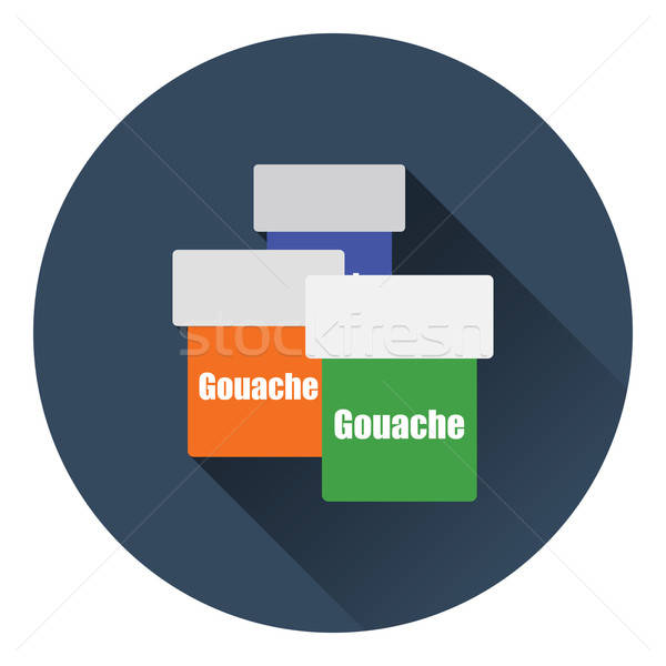 Gouache can icon Stock photo © angelp