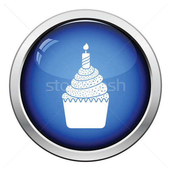 First birthday cake icon Stock photo © angelp