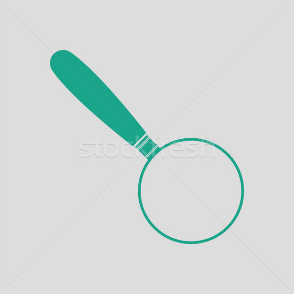 Magnifying glass icon Stock photo © angelp