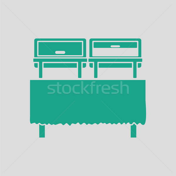 Chafing dish icon Stock photo © angelp