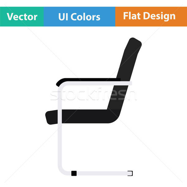 Guest office chair icon Stock photo © angelp