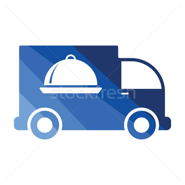 Delivering car icon Stock photo © angelp