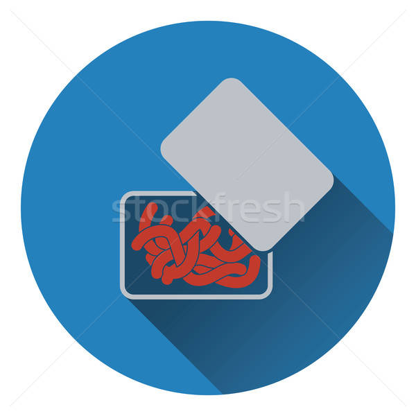 Icon of worm container Stock photo © angelp